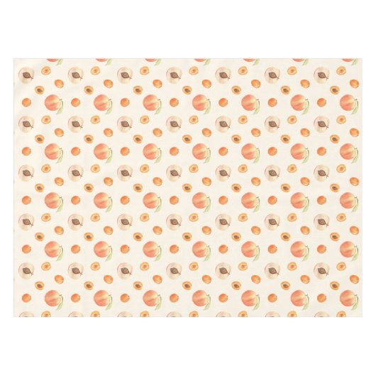 Sweatpfirsichmuster Tischdecke (Vorderseite (Horizontal))