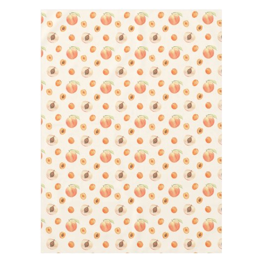 Sweatpfirsichmuster Tischdecke (Vorderseite)