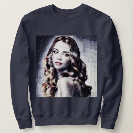 Sweatshirt Beauté brune oder (Design vorne)