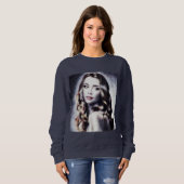 Sweatshirt Beauté brune oder (Vorne ganz)