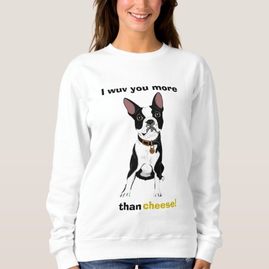 Sweatshirt Bostons Terrier (Vorderseite)