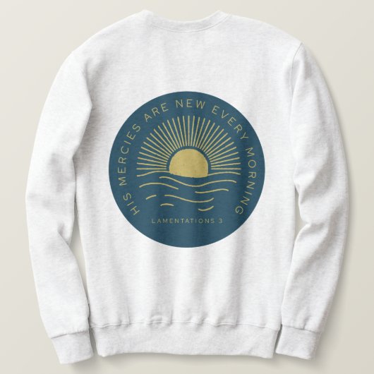 Sweatshirt Christlich (Design Rückseite)