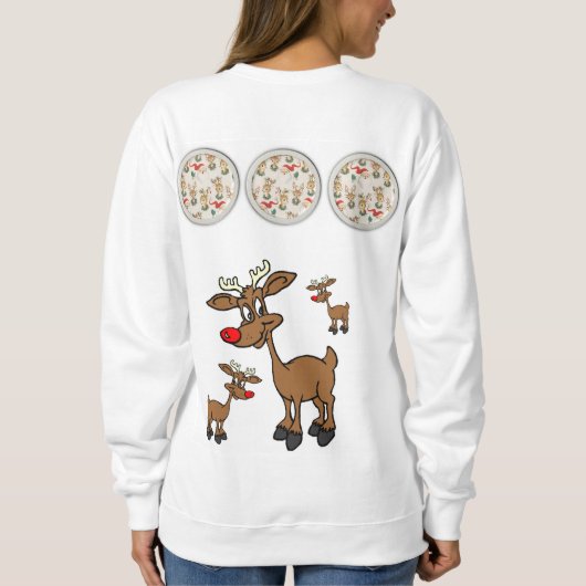 Sweatshirt Christmas (Rückseite)
