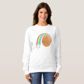 Sweatshirt Dalgona Triangle Melted Rainbow (Vorne ganz)
