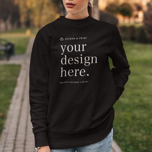 Sweatshirt Dein Design Upload
