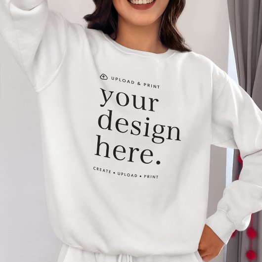 Sweatshirt Dein Design Upload