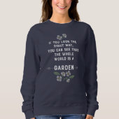 Sweatshirt Der geheime Garten (Vorderseite)