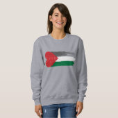 Sweatshirt der palästinensischen Solidarität | Lie (Vorne ganz)
