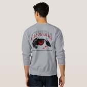 Sweatshirt "Eye Never Lie", (Schwarz voll)