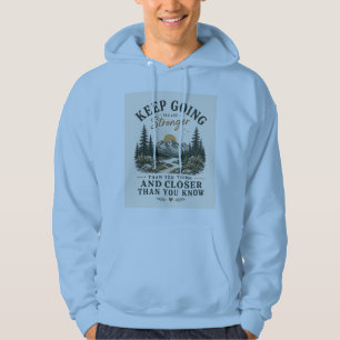 Sweatshirt 'Fokussiere dich auf Fortschritt, nicht