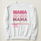 Sweatshirt for mom, with the phrase MAMA (Design vorne)
