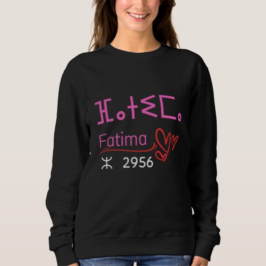sweatshirt for women by Amazigh name (Vorderseite)