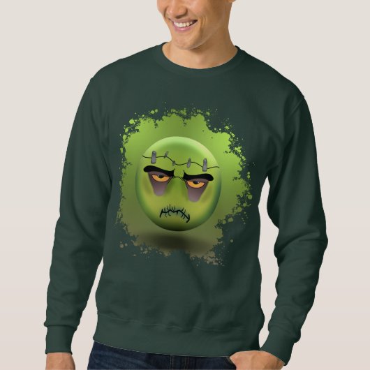 Sweatshirt Frankenmoji (Vorderseite)