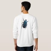 Sweatshirt, Front und Rückseite gedruckt, Sweatshirt (Schwarz voll)