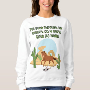 Sweatshirt für Frauen mit Pferd ohne Namen