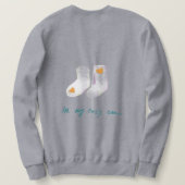 Sweatshirt für gemütliche Tage (Design Rückseite)