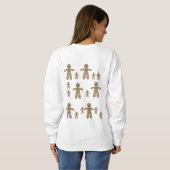 Sweatshirt Gingerbread Man (Schwarz voll)