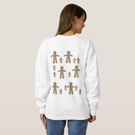 Sweatshirt Gingerbread Man (Schwarz voll)