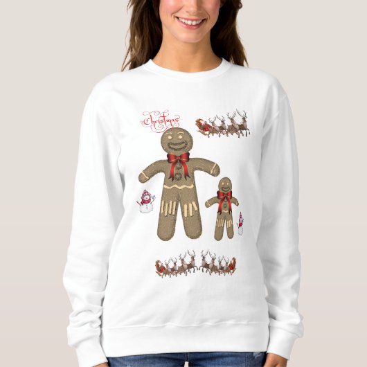 Sweatshirt Gingerbread Man (Vorderseite)