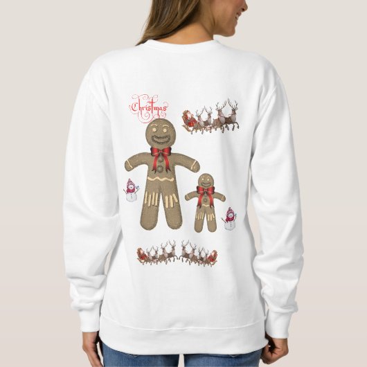 Sweatshirt Gingerbread Man (Rückseite)