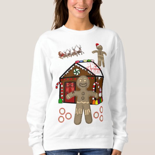 Sweatshirt Gingerbread Man (Vorderseite)
