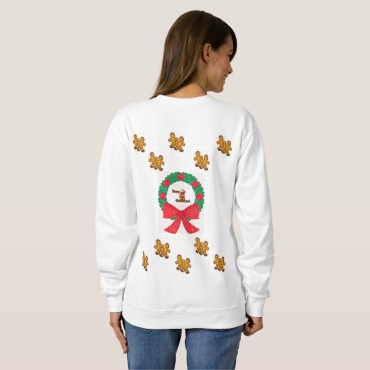 Sweatshirt Gingerbread Man (Schwarz voll)