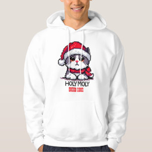 Sweatshirt "HOLY MOLY" X-mas Pixel-Art