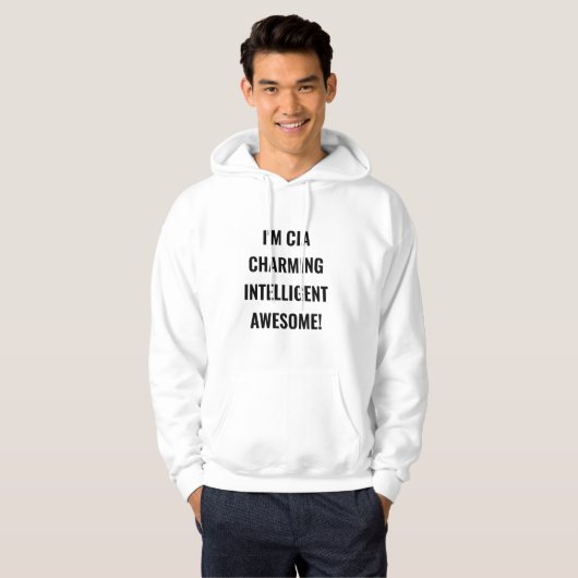 Sweatshirt Hooded CIA-Charming Intelligent Phantas (Vorne ganz)