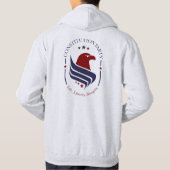 Sweatshirt, hooded, Constitution Party Hoodie (Rückseite)