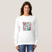 Sweatshirt, Hoodie - Nurse - Santa (Vorne ganz)