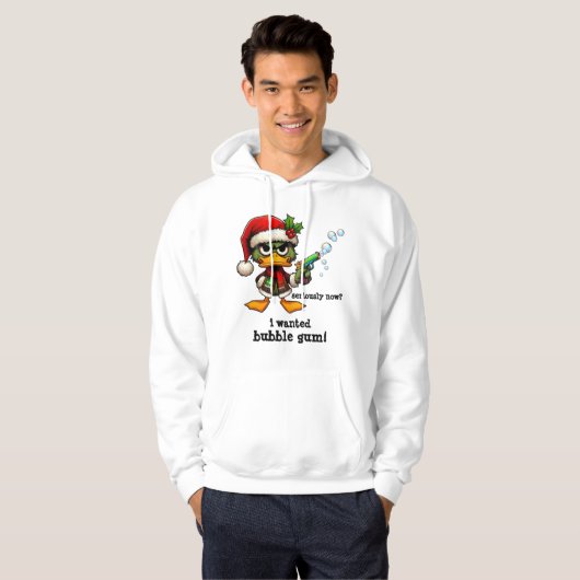 Sweatshirt "I wanted bubble gum" No X-mas Duck (Vorne ganz)