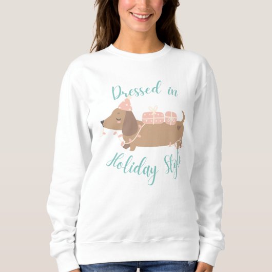 Sweatshirt im Holiday Style gekleidet (Vorderseite)