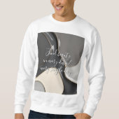 Sweatshirt in abstrakter Grafik (Vorderseite)