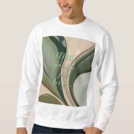 Sweatshirt in abstrakter Grafik