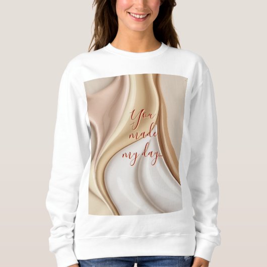 Sweatshirt in abstrakter Grafik