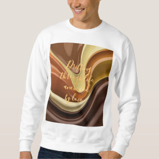Sweatshirt in abstrakter Grafik