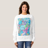 Sweatshirt in stylischer Grafik (Vorne ganz)