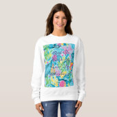 Sweatshirt in stylischer Grafikoptik (Vorne ganz)
