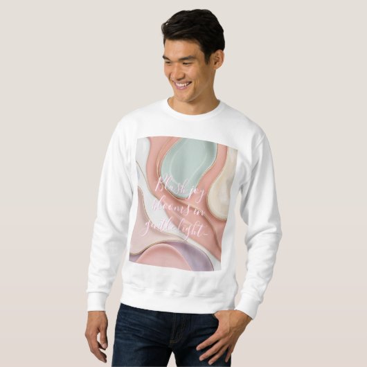 Sweatshirt in stylish abstract graphic (Vorne ganz)