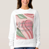Sweatshirt in stylish abstract graphic (Vorderseite)