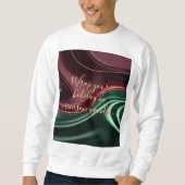 Sweatshirt in stylish abstract graphic (Vorderseite)