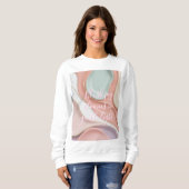 Sweatshirt in stylish abstract graphic (Vorne ganz)