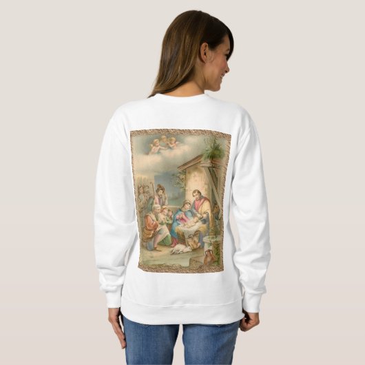 Sweatshirt Jesus Christ (Schwarz voll)