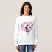Sweatshirt "Jesus loves me". (Vorne ganz)