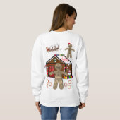 Sweatshirt Lebkuchenmann (Schwarz voll)