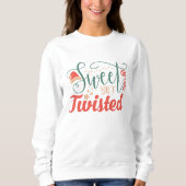 Sweatshirt, lieblich, aber verdreht sweatshirt (Vorderseite)