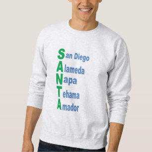 Sweatshirt Mann TOURISMUS KALIFORNIEN