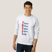 Sweatshirt Mann TOURISMUS TEXAS (Vorne ganz)