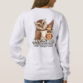 Sweatshirt : Mein Vater My Old Me (grau) (Rückseite)
