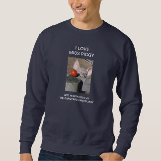 Sweatshirt mit Bauernhofschwein